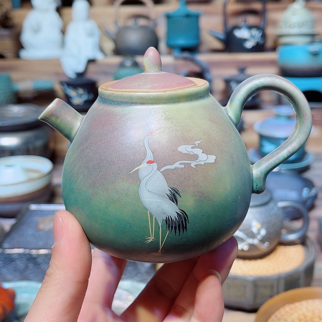 陶瓷香炉茶具摆件