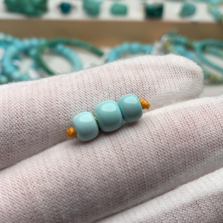 绿松石未镶嵌珠宝奇石7.2mm