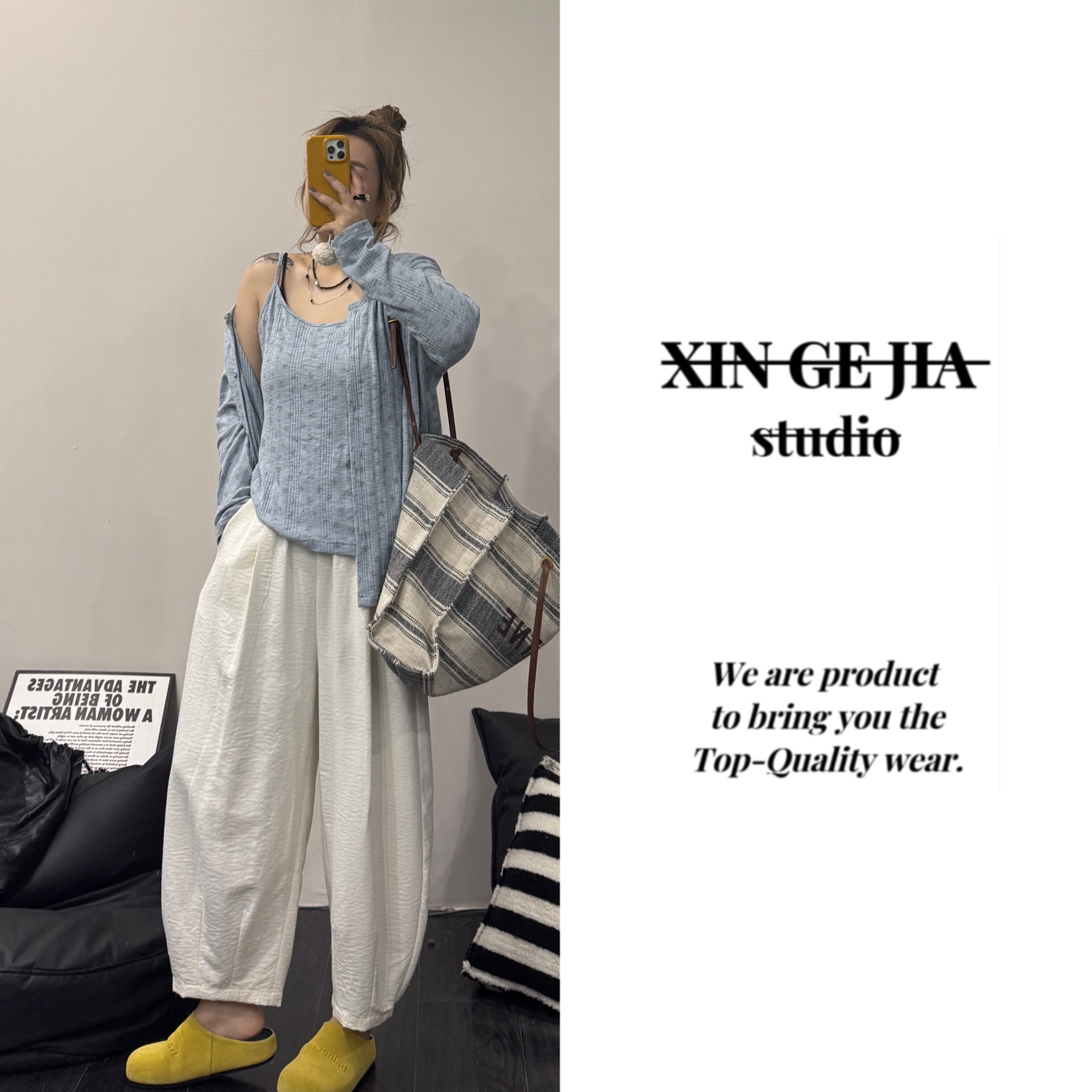 「xin:微胖大码」九分裤夏季“奶皮子” 巨好穿