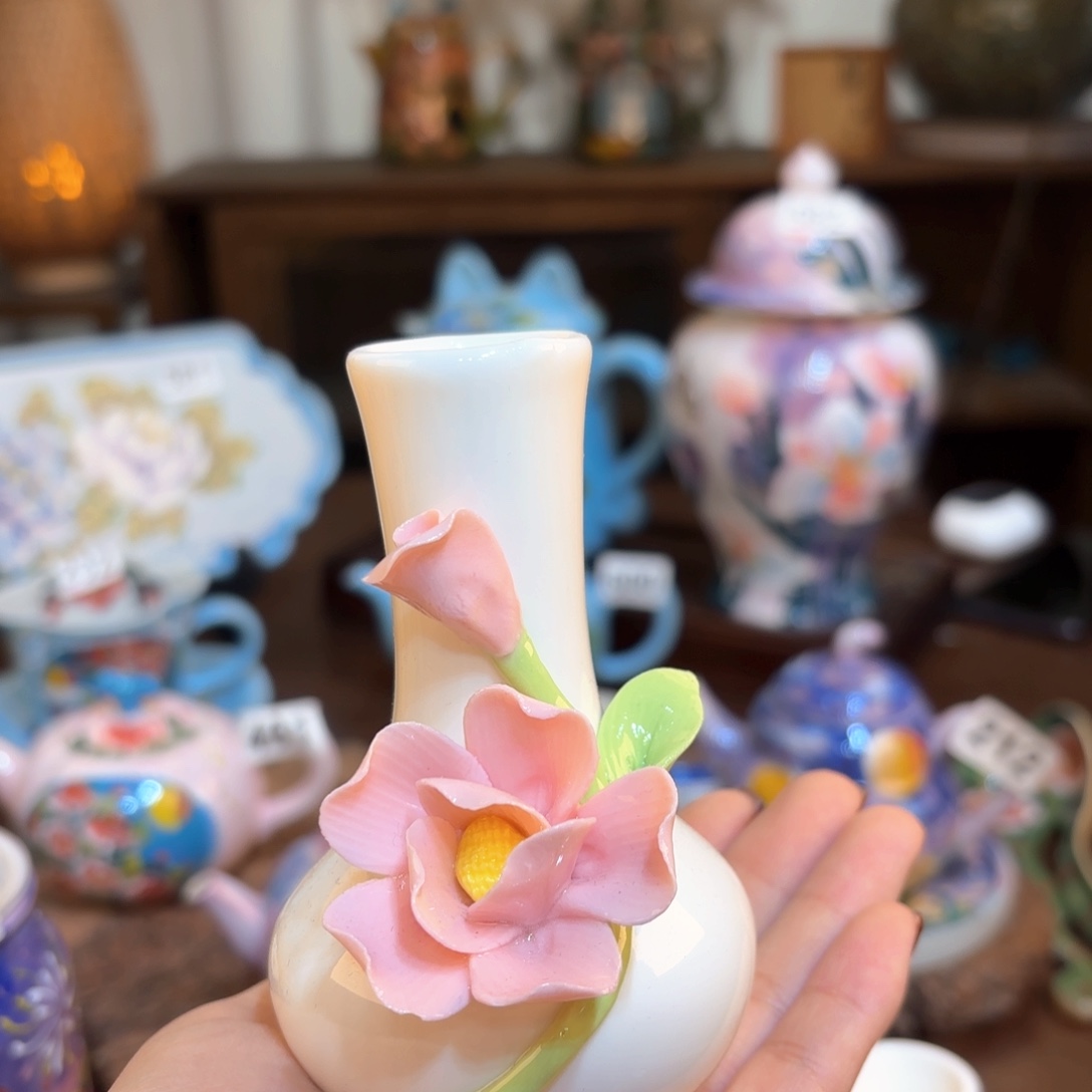 爱***景德镇手绘高温釉下彩陶瓷茶具