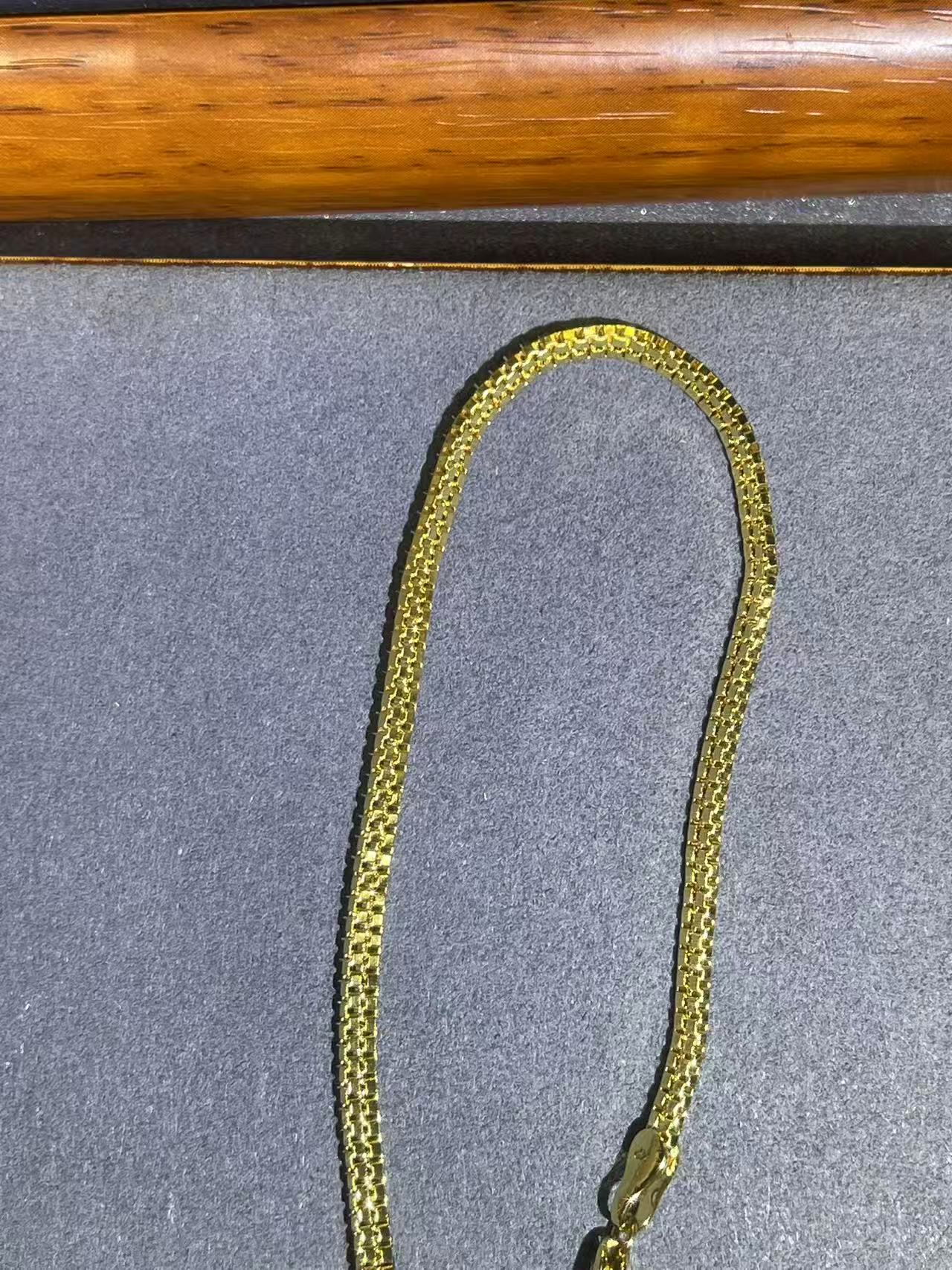 a2064黄色双排盒子手链多样性发货