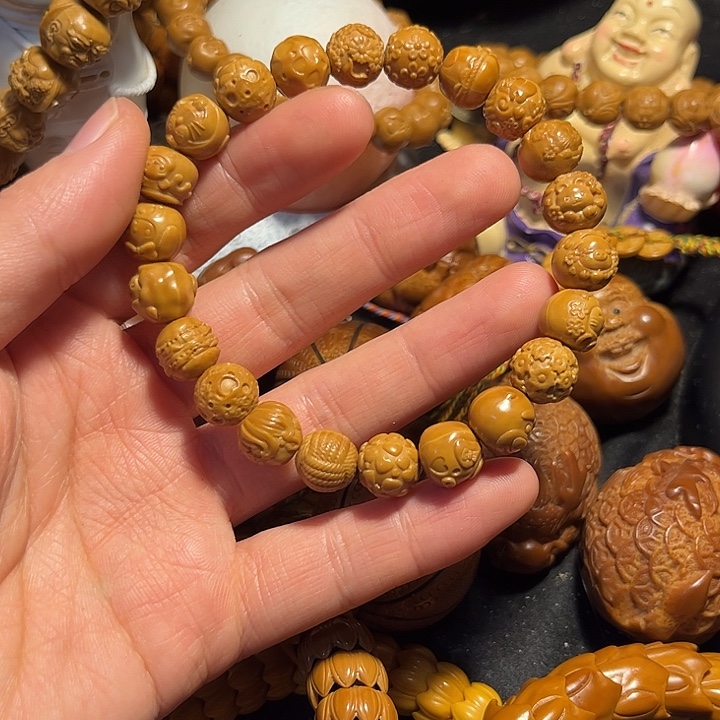 橄榄核手串/手链猴头1.12卡通多宝