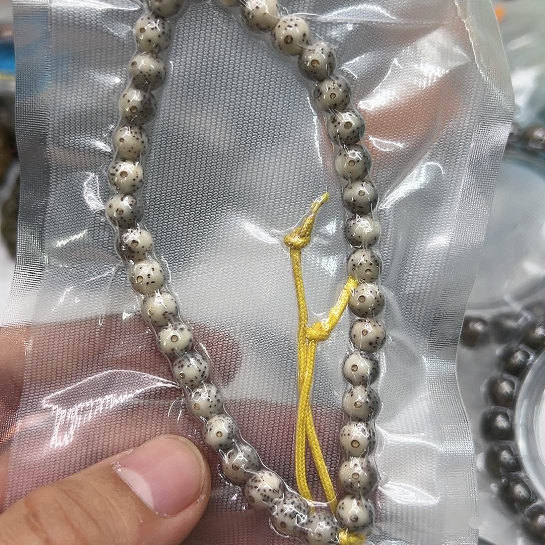 星月菩提手串80殿堂卡姿兰超大眼睛石玉星月菩提糖豆手持7