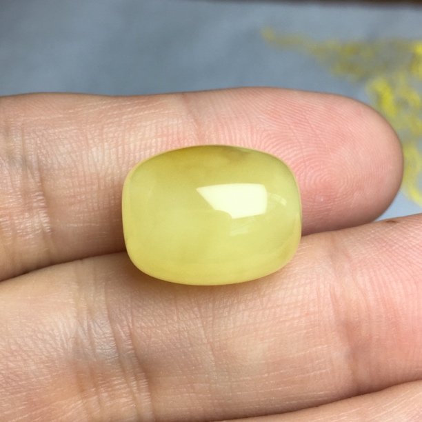 微瑕蜜蜡桶珠 约13.3×16.4mm原石手作天然原矿保真无烤色无优化