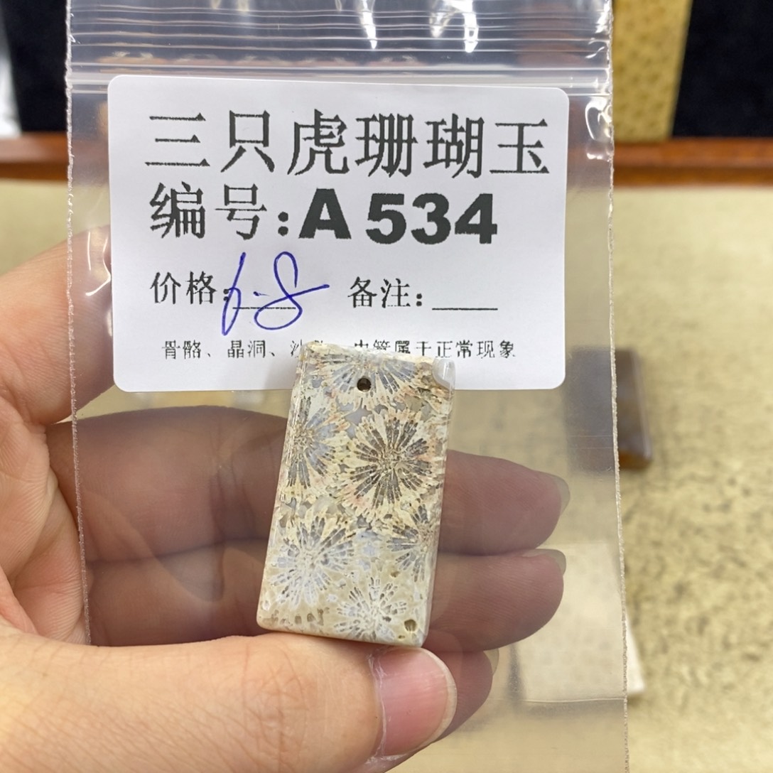 硅化珊瑚（珊瑚玉）1未镶嵌霞*