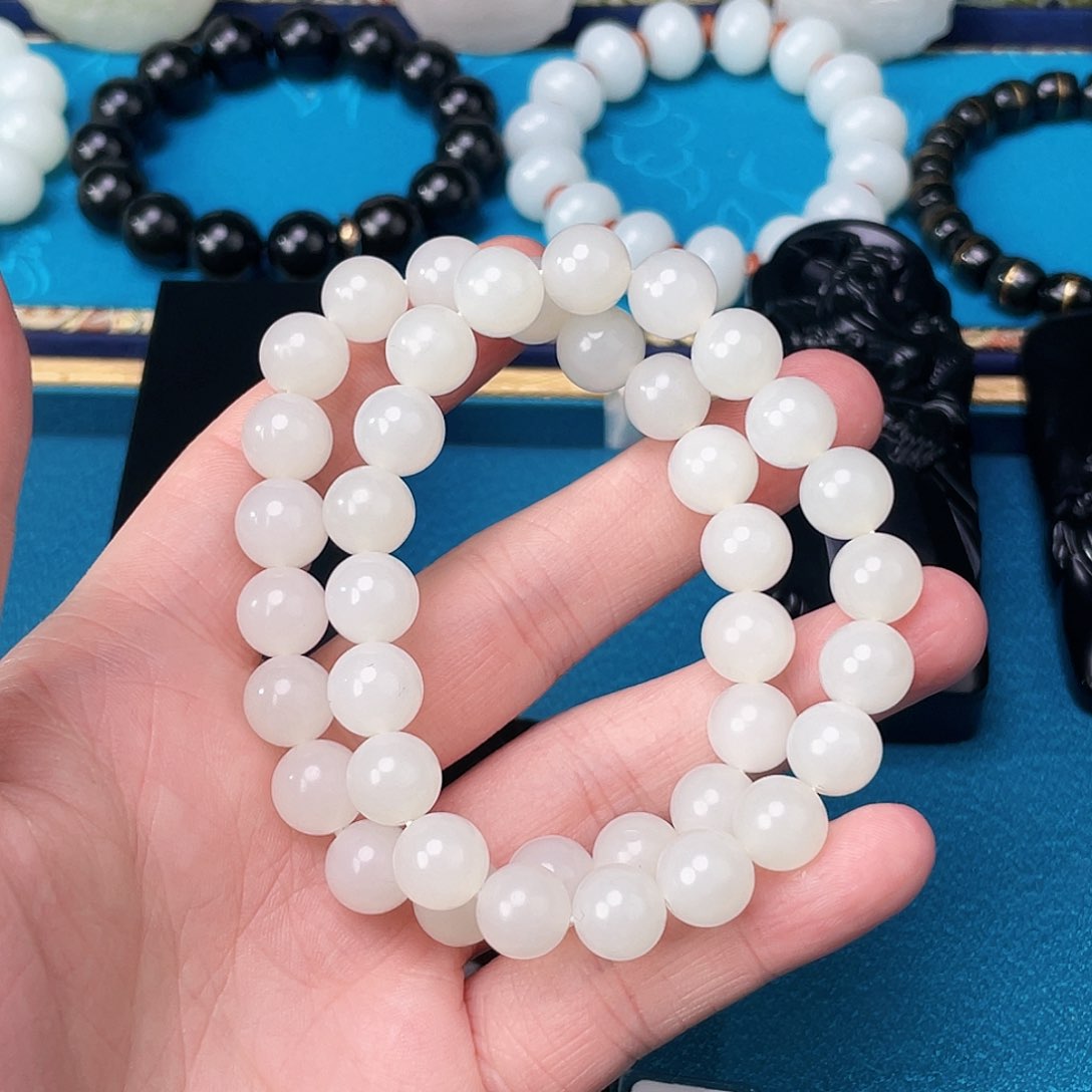 和田玉手链未镶嵌