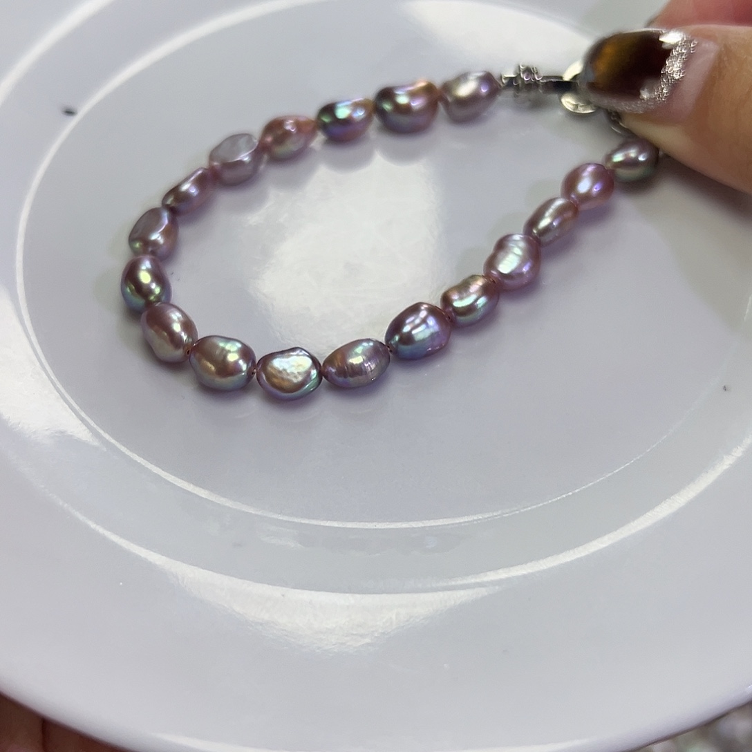 手绳淡水珍珠钛钢