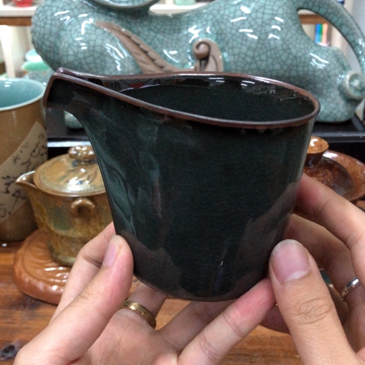 龙泉青瓷茶具微瑕8320