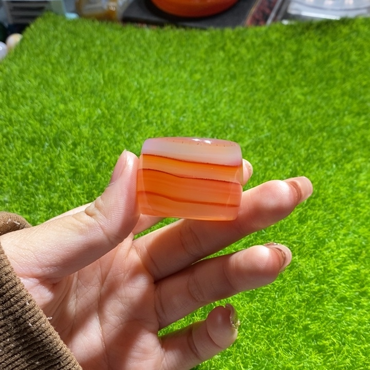 玛瑙/玉髓戒指未镶嵌