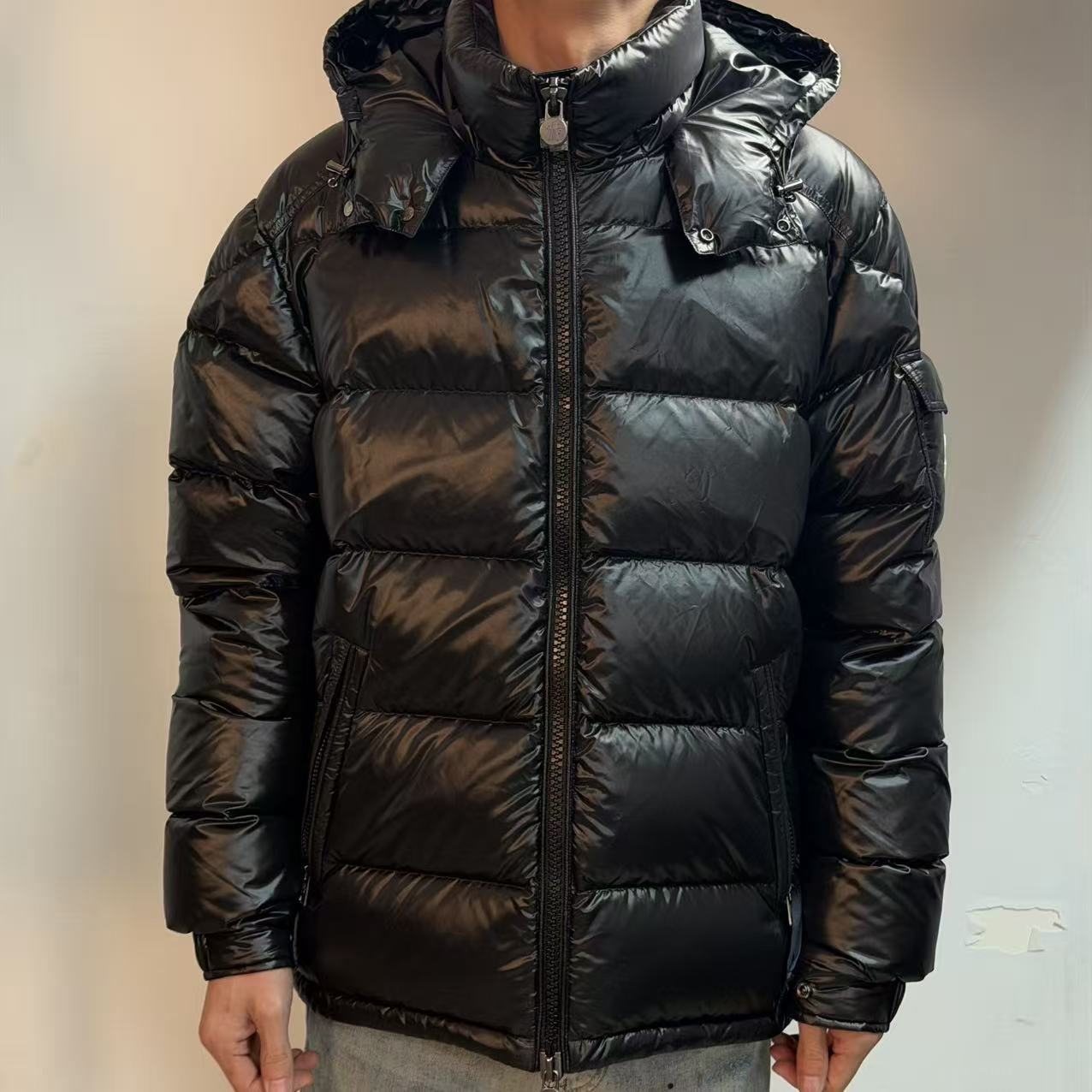 免烫保暖单面穿外套男款羽绒服