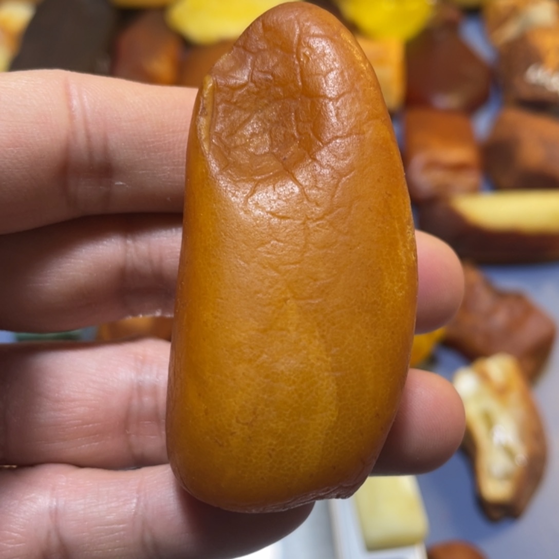 定制琥珀未镶嵌原k