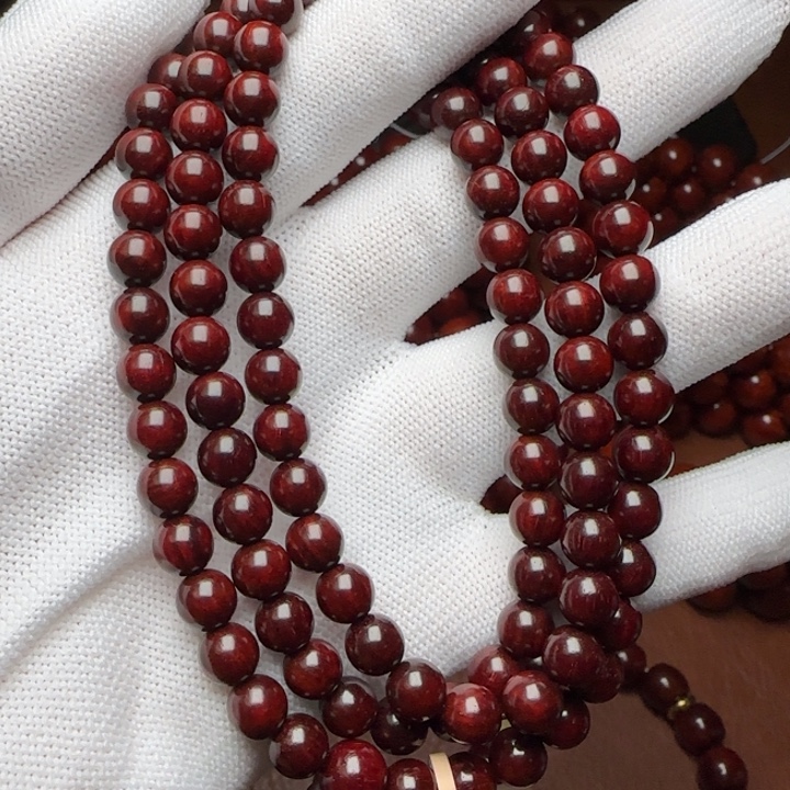 手串/手链小叶紫檀原生态印度小叶紫檀0.7泥料