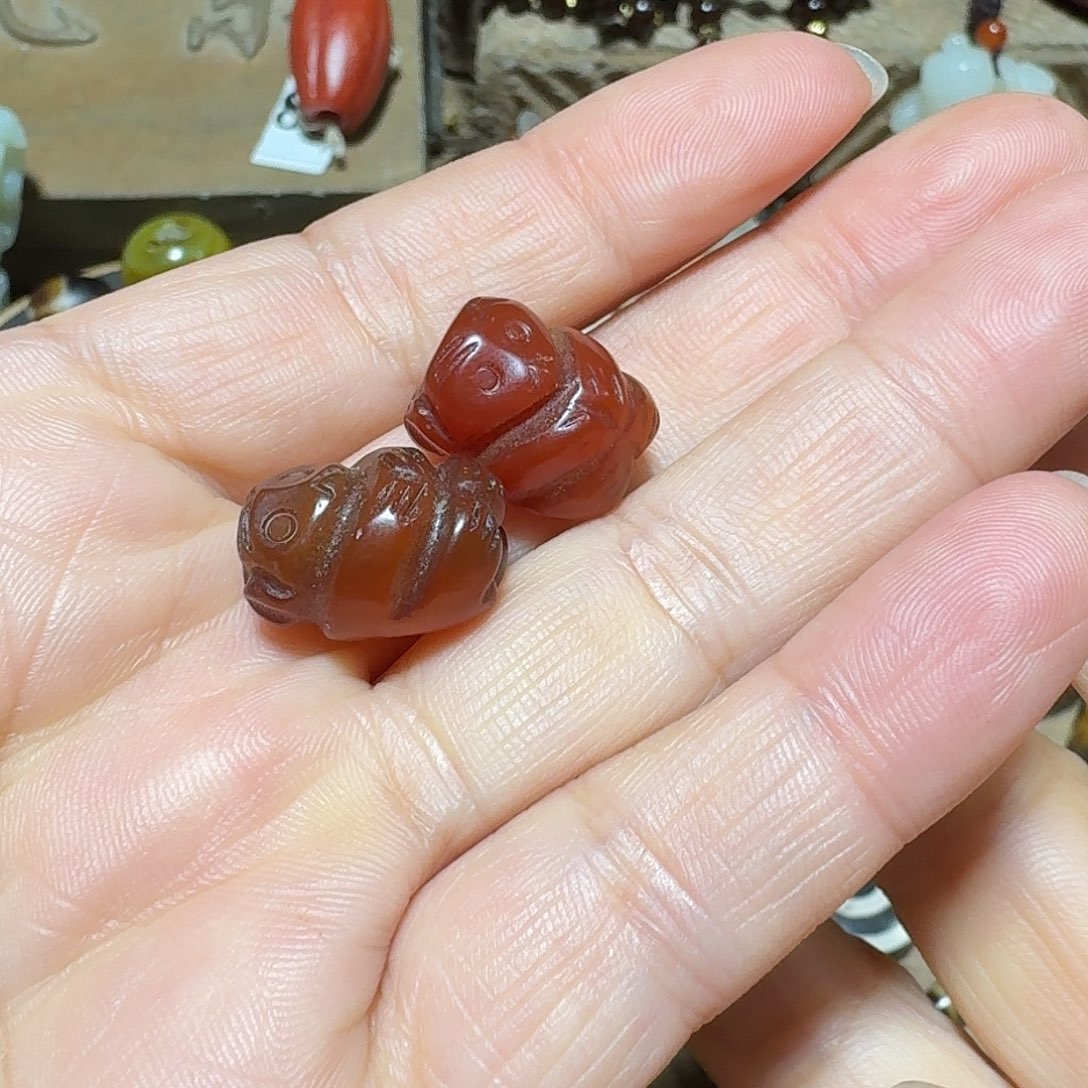 玛瑙/玉髓未镶嵌车挂