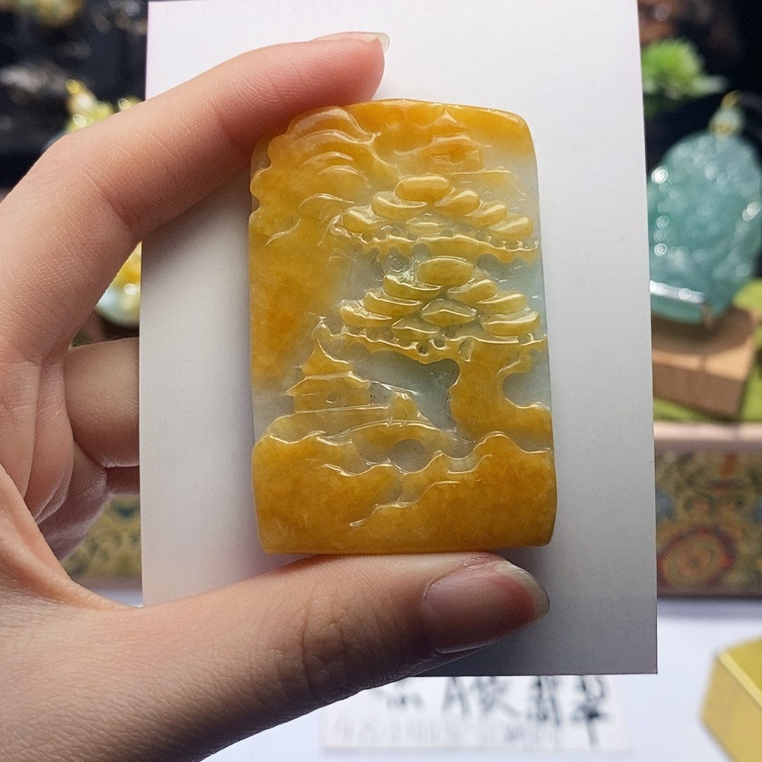 定制翡翠未镶嵌翡翠A货一物一证