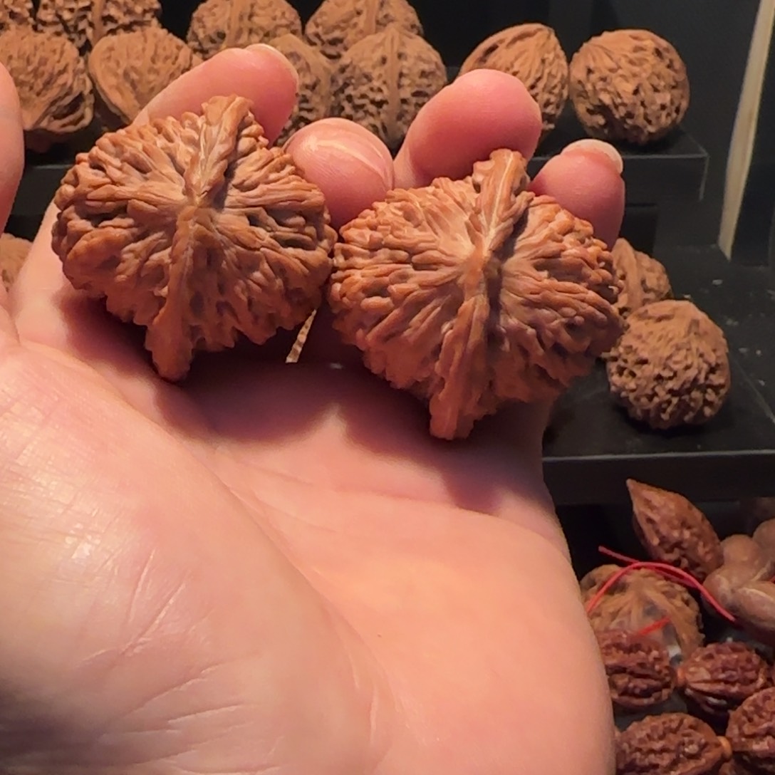 桃核把件四座楼狮子头44