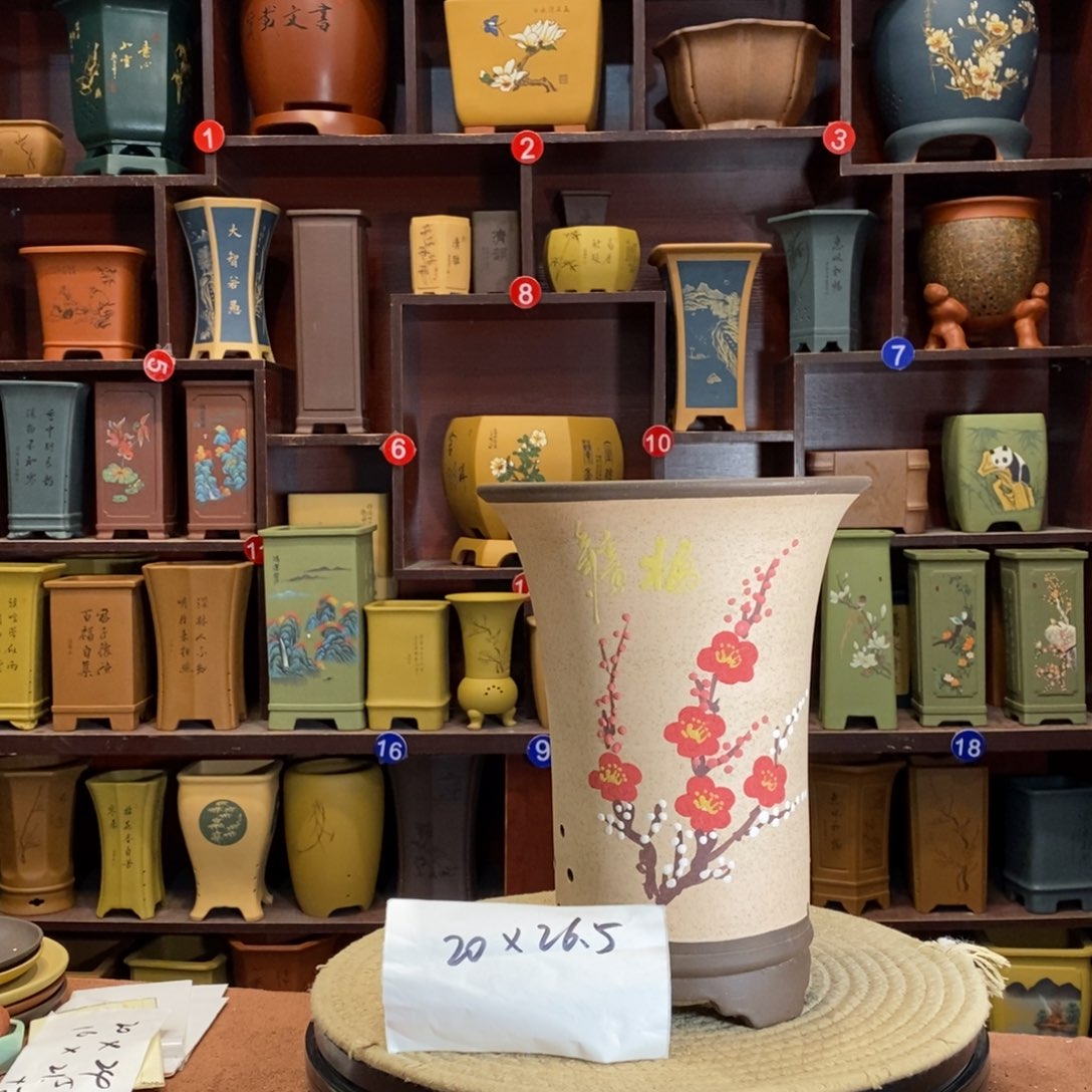 紫砂花盆紫砂艺术
