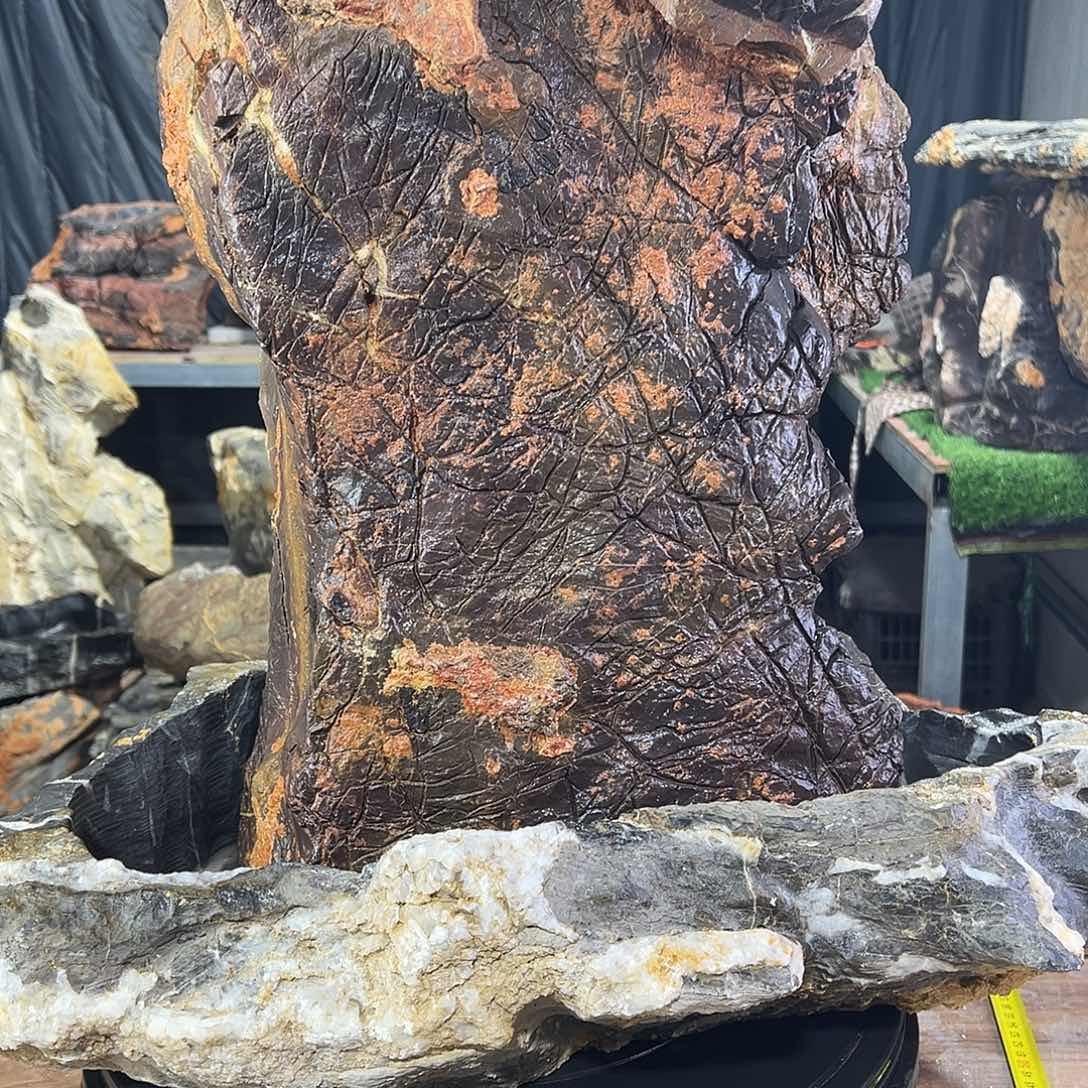 石头有意境的花盆