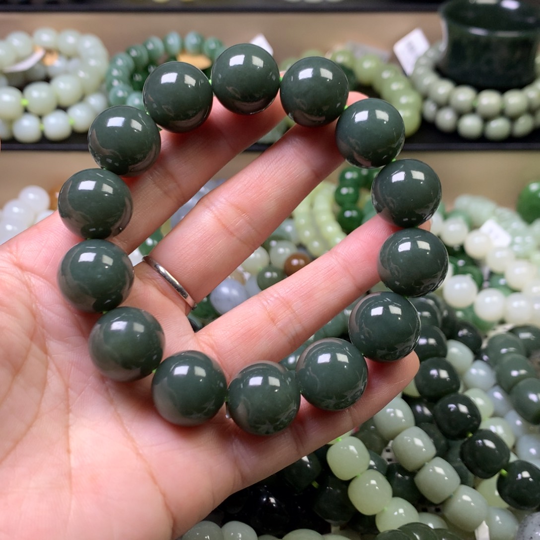 和田玉手链未镶嵌