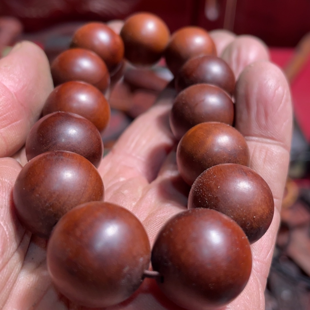 枣木雷击枣木雕刻珠子