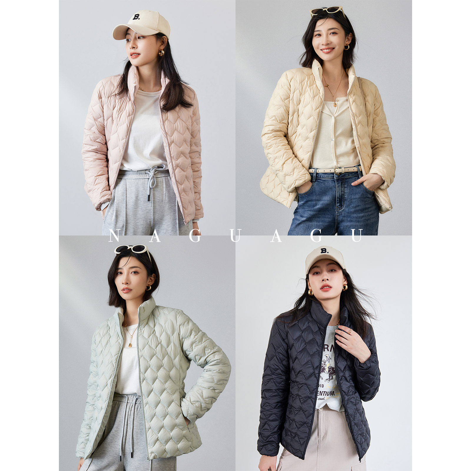 双十一【零压感云朵】90鸭绒+20D尼龙C柔三防绒 羽绒服外套