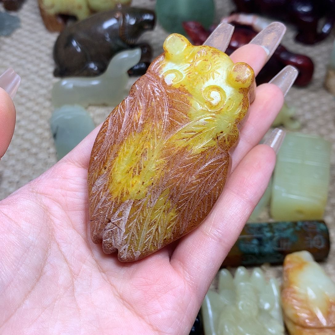 白玉菩提吊坠挂件