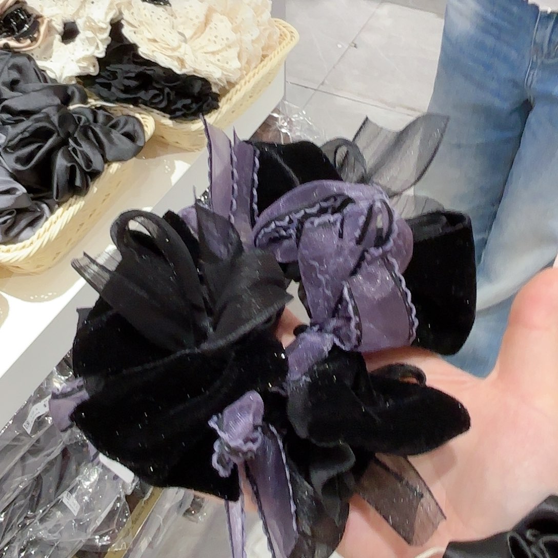 皮质铁合金发饰发夹