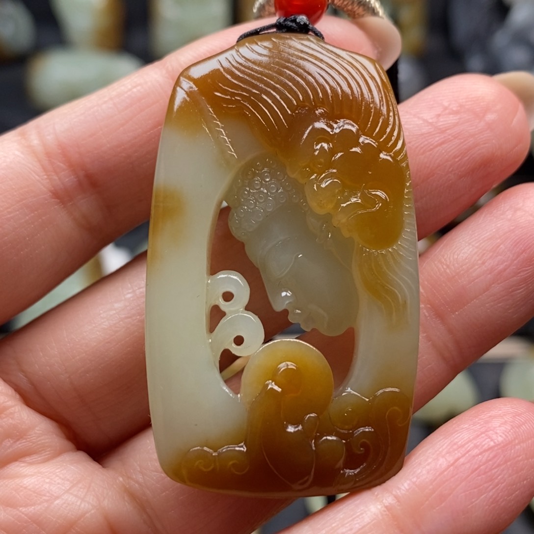 和田玉挂件未镶嵌