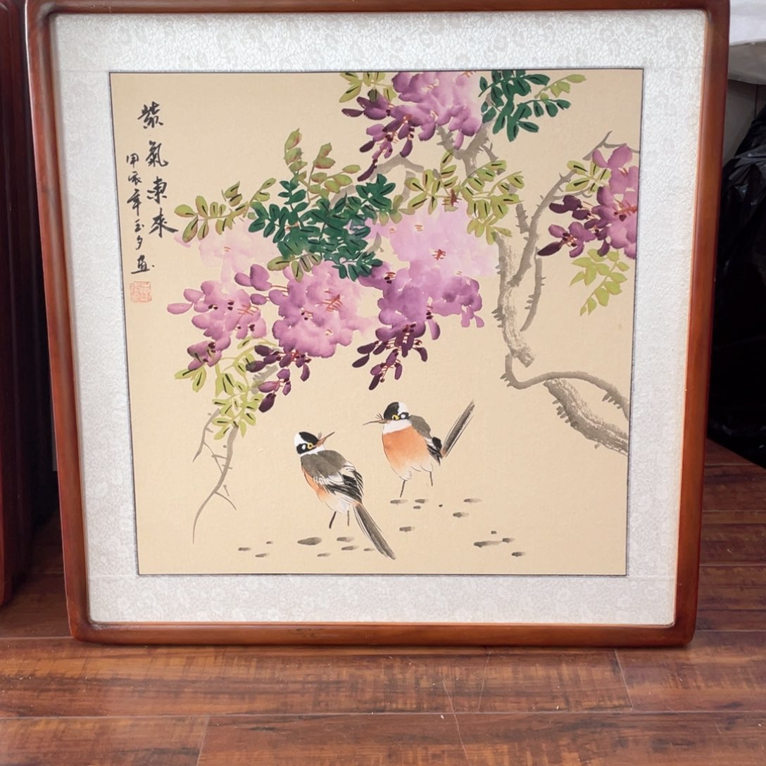 国画带框尺寸63*63厘米