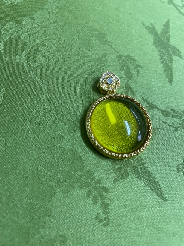 天然墨西哥琥珀吊坠