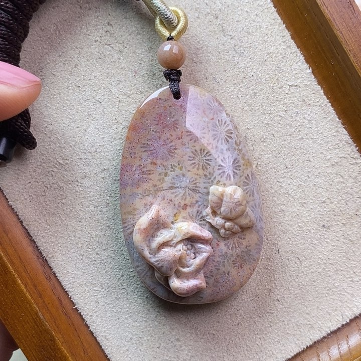 硅化玉吊坠(不含链)未镶嵌