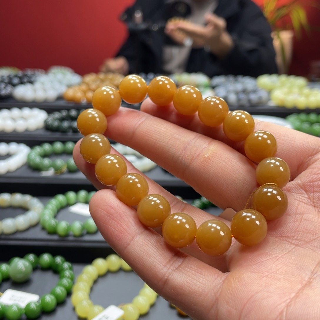 和田玉手链未镶嵌