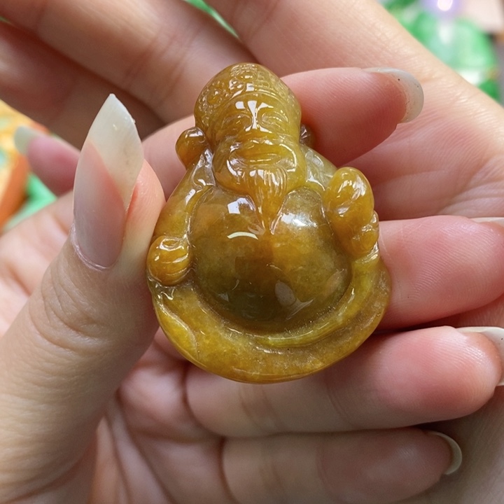 颈饰未镶嵌翡翠吊坠