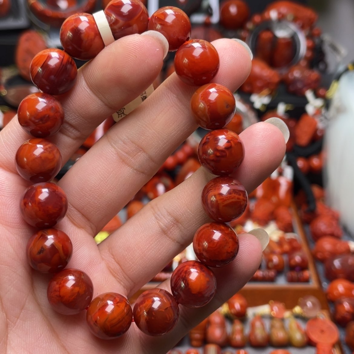 【闪购商品】未镶嵌12mm福利手串南红玛瑙