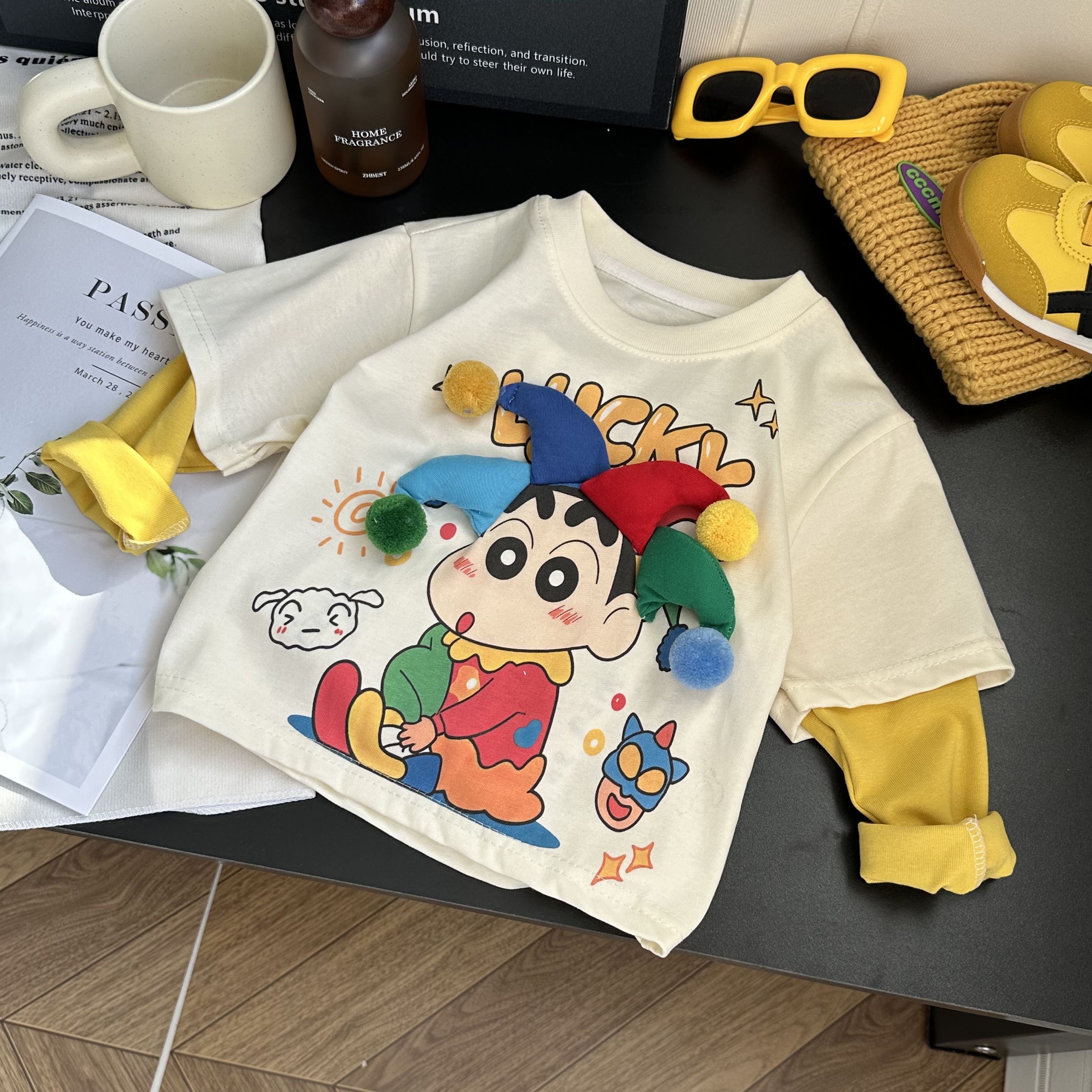 【秋季新款】2025秋装新款韩版儿童洋气时髦纯棉长袖T恤长袖打底