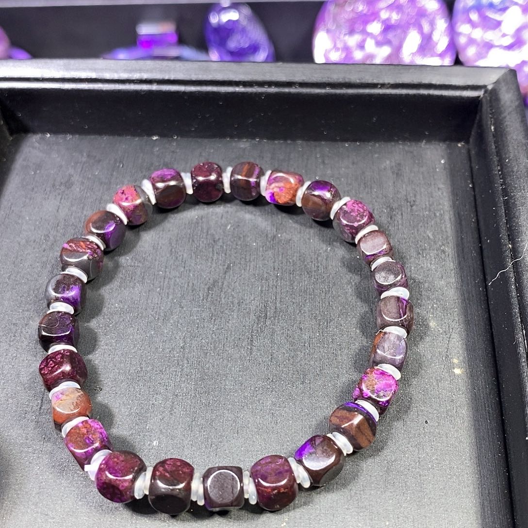 苏纪石（舒俱来）未镶嵌南非老矿舒俱来单圈