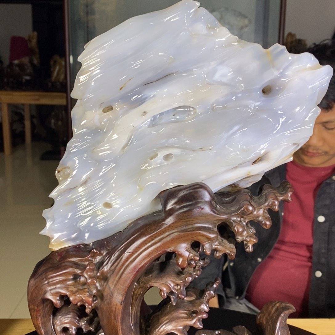 硅化玉未镶嵌珠宝奇石