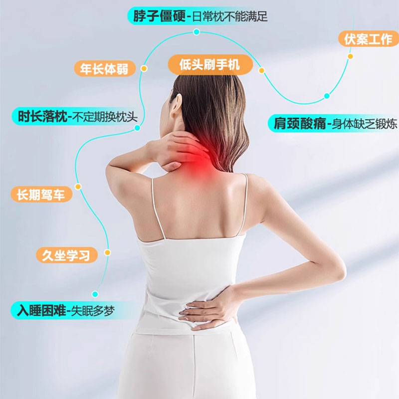 【直播专享】经语乳胶支撑枕双层结构人体工学侧睡透气枕头支撑颈椎