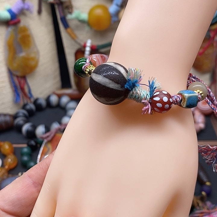 玛瑙/玉髓手链合金