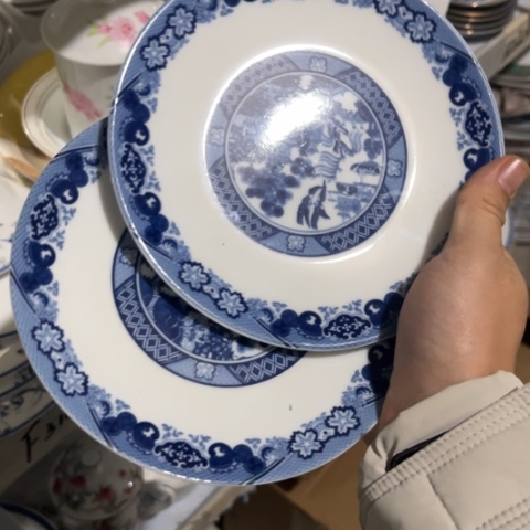 瓷其他6寸碟两个陶瓷