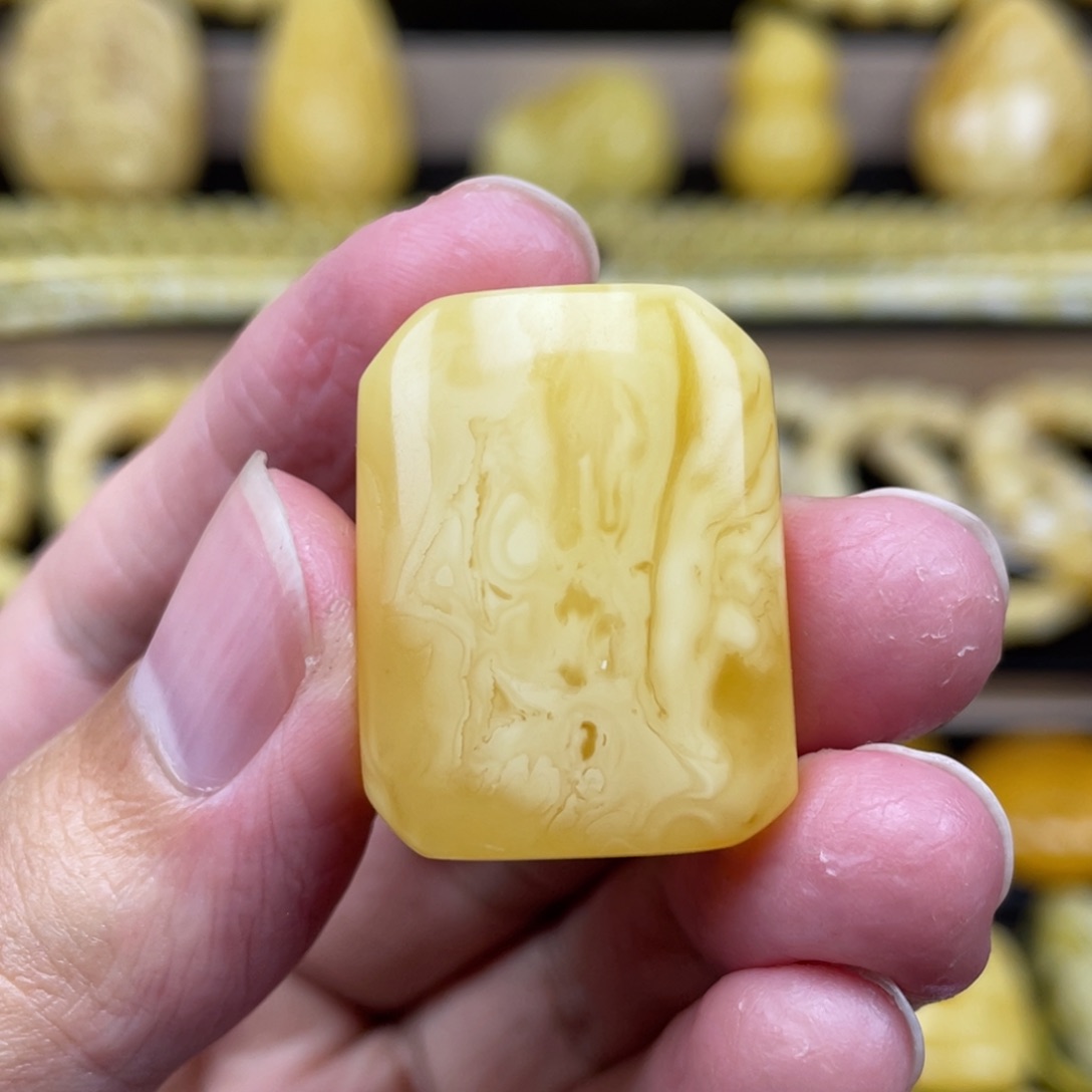 琥珀裸石未镶嵌琥珀蜜蜡