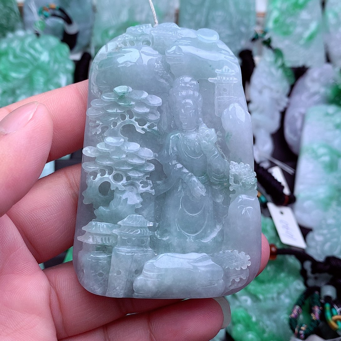 翡翠吊坠(不含链)未镶嵌