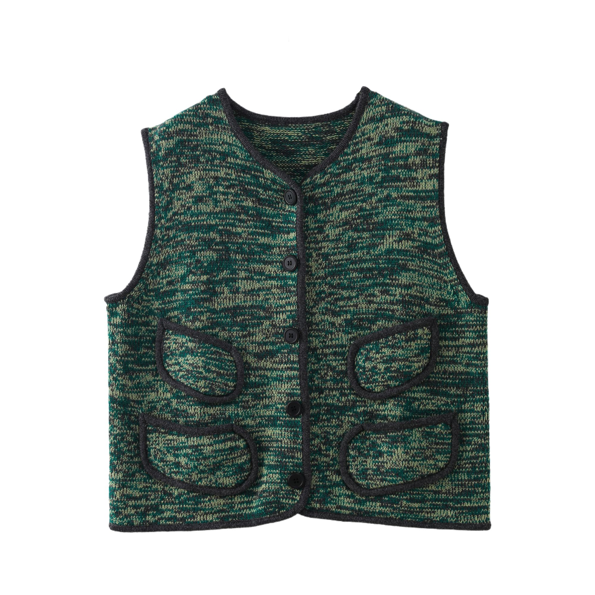 原厂孤品特价清！拍完则无！100绵羊毛重磅复古花纱马甲