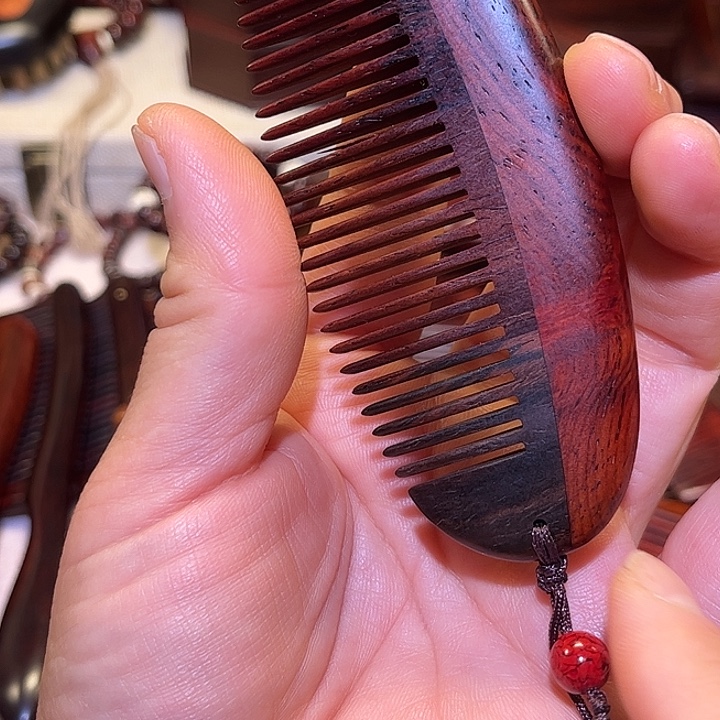 黄花梨/降香黄檀红木小梳子