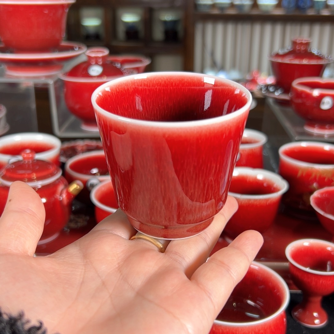 杯子景德镇高温原矿杯