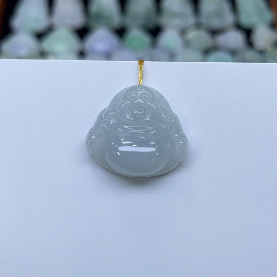 颈饰未镶嵌翡翠佛公
