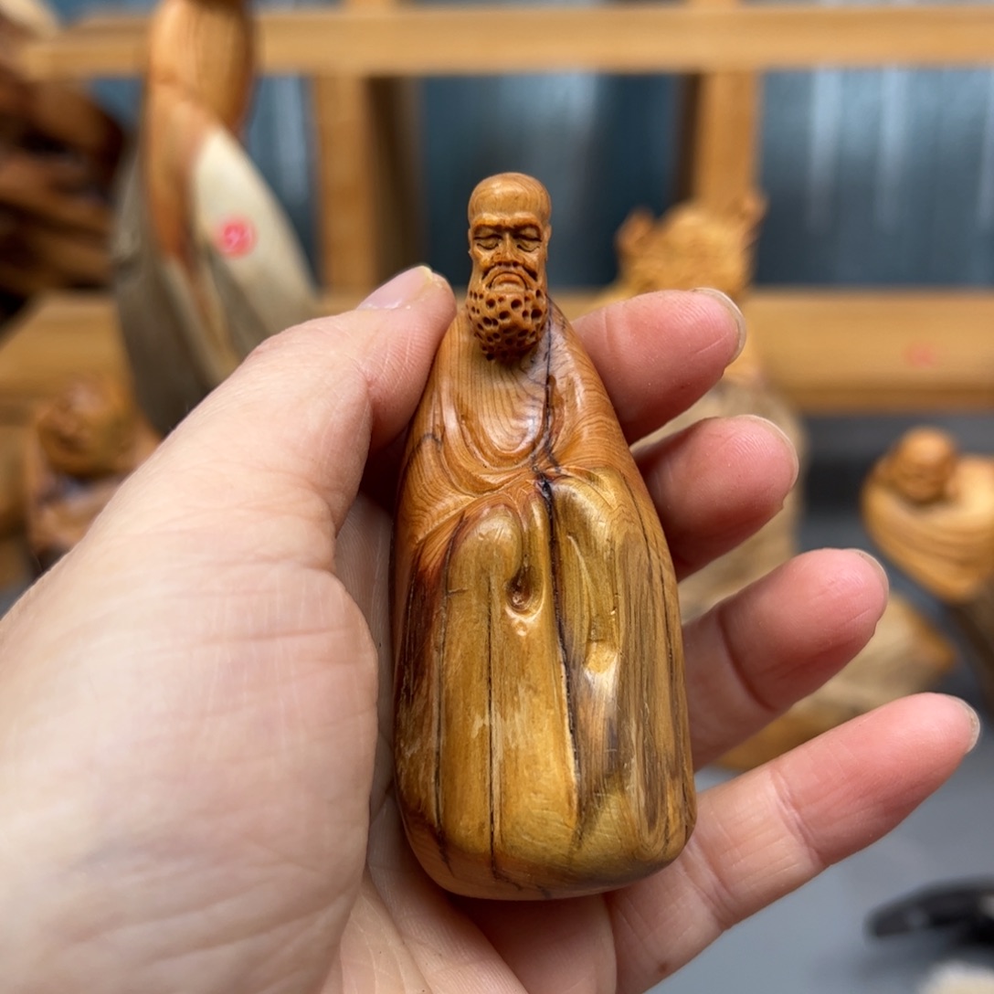 柏木崖柏木摆件手把件，38