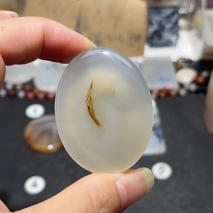 玛瑙/玉髓未镶嵌吊坠(不含链)