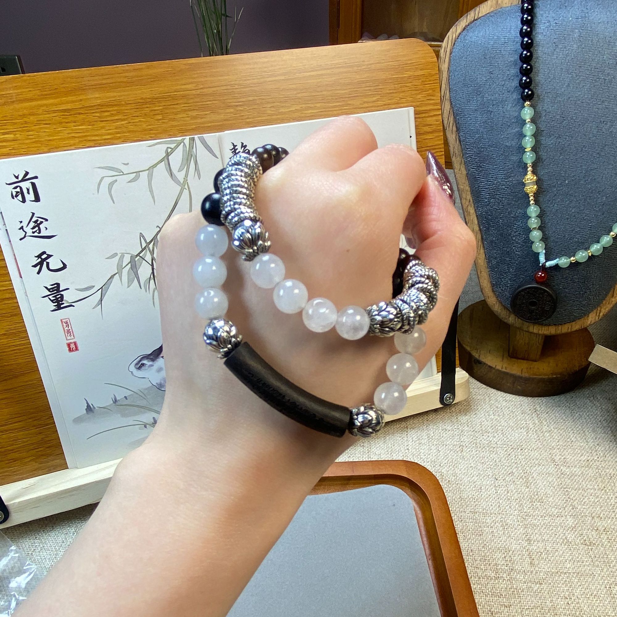 4、diy串珠穿绳【S款】