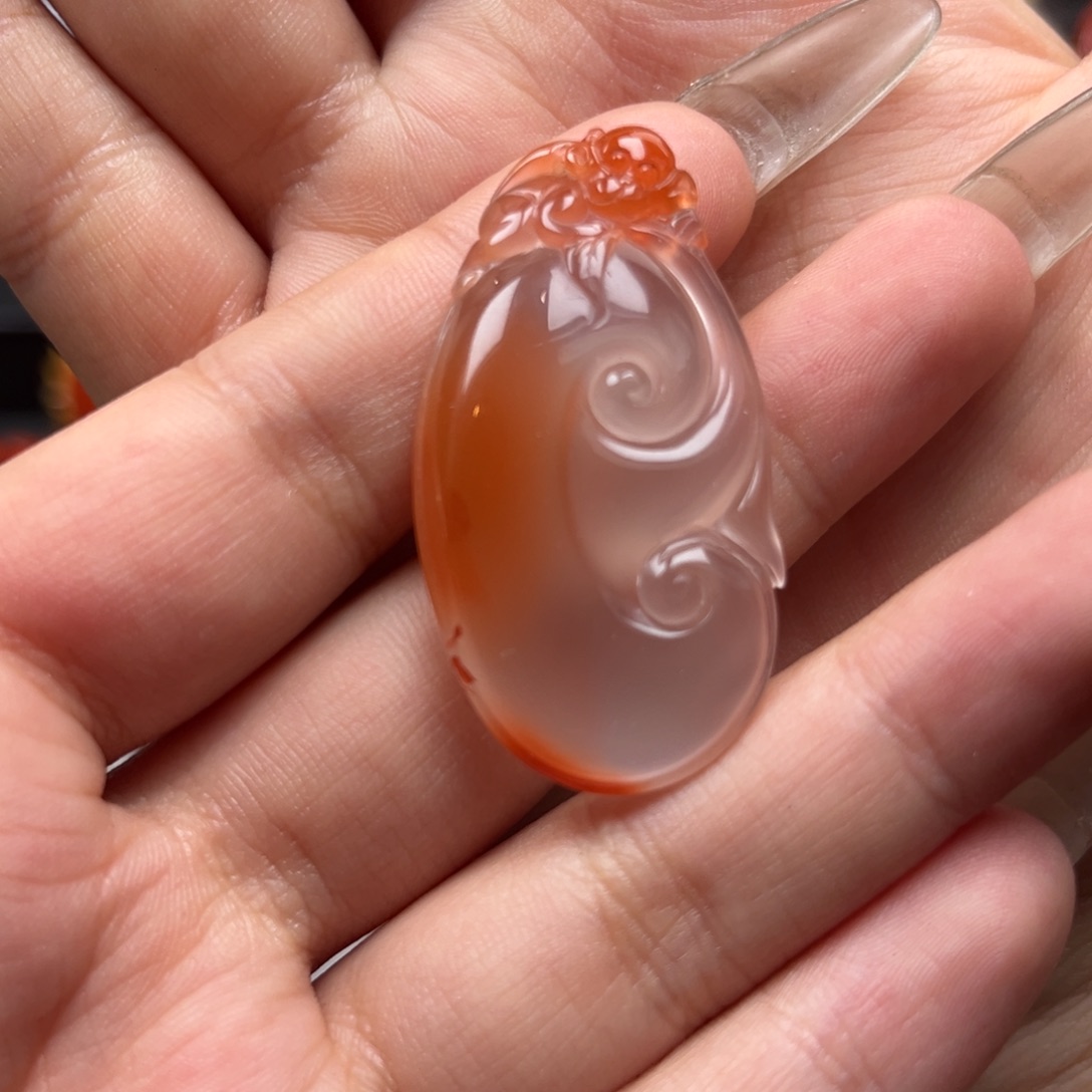 南红玛瑙吊坠(不含链)未镶嵌