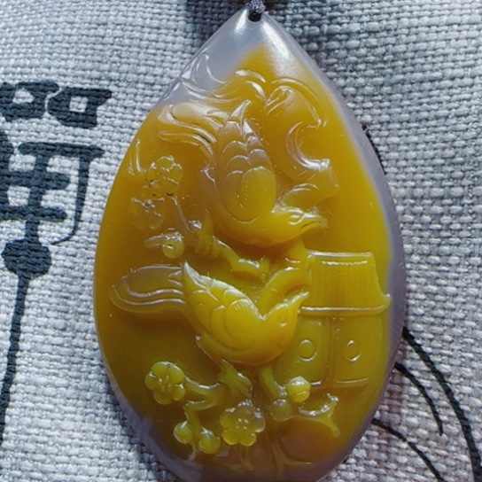 玛瑙/玉髓吊坠未镶嵌